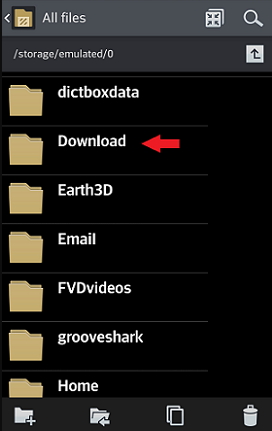 Terrarium TV .APK downloaded location